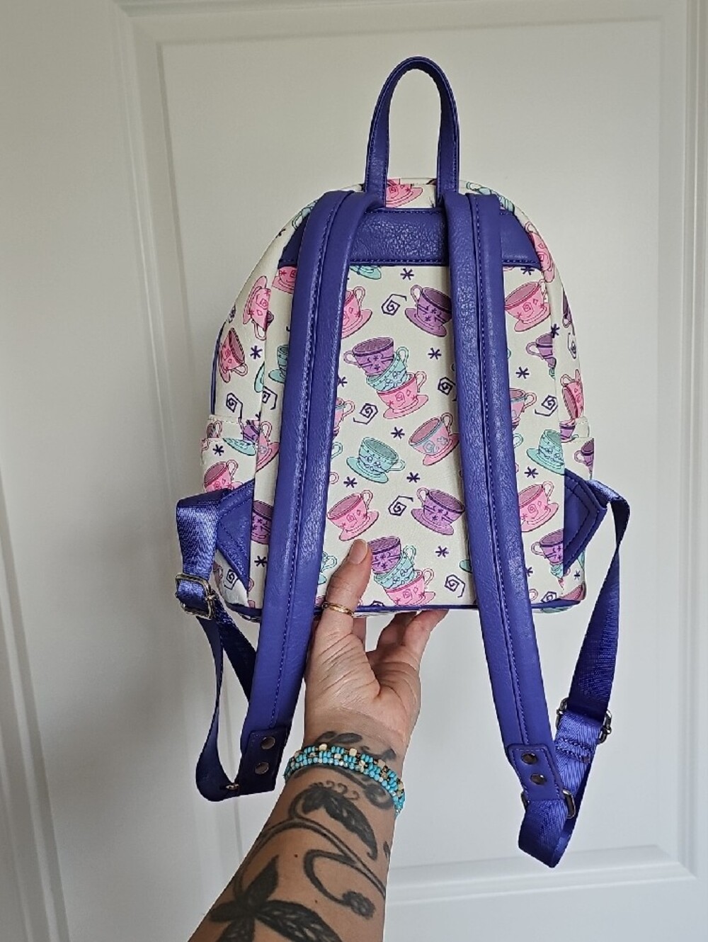 Disney Loungefly Mini Backpack Alice In Wonderland Mad Tea Party Rare - Picture 4 of 10